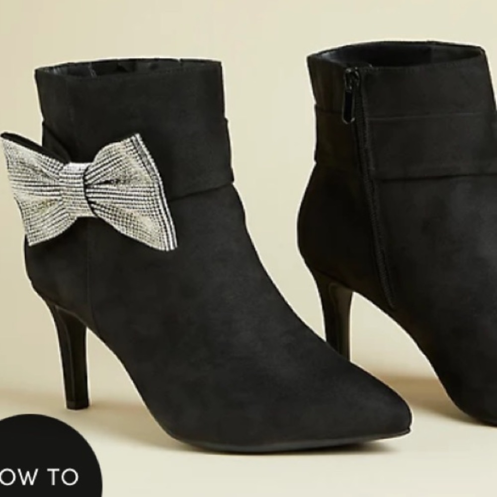 Torrid rhinestone booties
